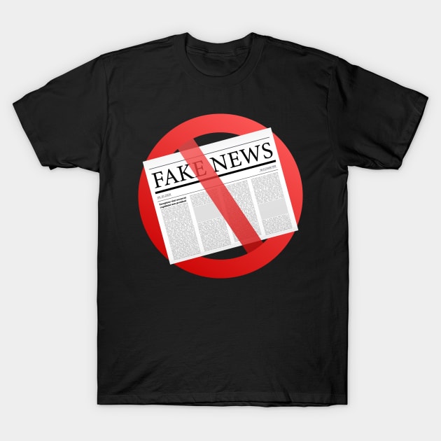 Fake News T-Shirt T-Shirt by Young Me